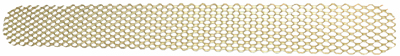 Marshall Gold Metal Mesh for Backpanels (Trim to Fit)